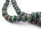 The Bead Chest Mala Meditation Beads - 108 Inlaid Prayer Beads for Yoga, Necklace, Jewelry (8mm, Green Bone)